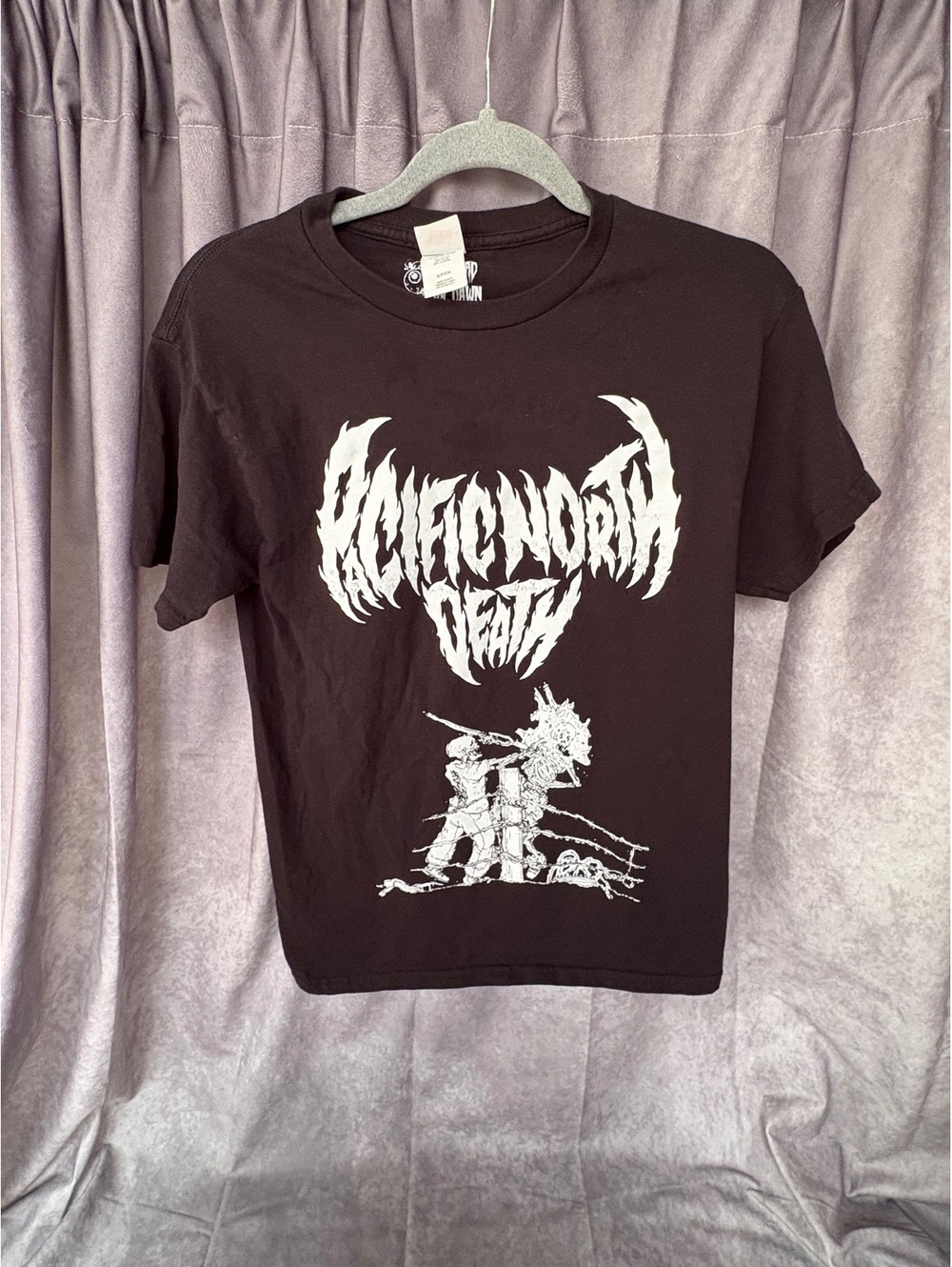 Knocked Loose Band T Shirt Thread by Dawn Black White Graphic Tee Size Small